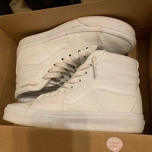 all white vans